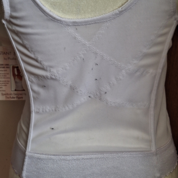 COPY - Plusform 36B Instant Shaping Full Figure Long Line White Slimming Bra Pi… - Picture 3 of 14